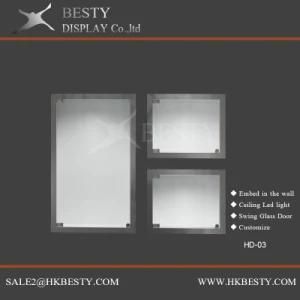 Customized Jewelry Window Display LED Showcase Box