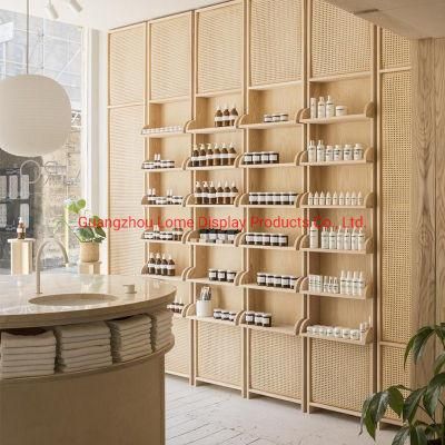Cosmetic Showcase Custom Design Display Stand Skincare Container