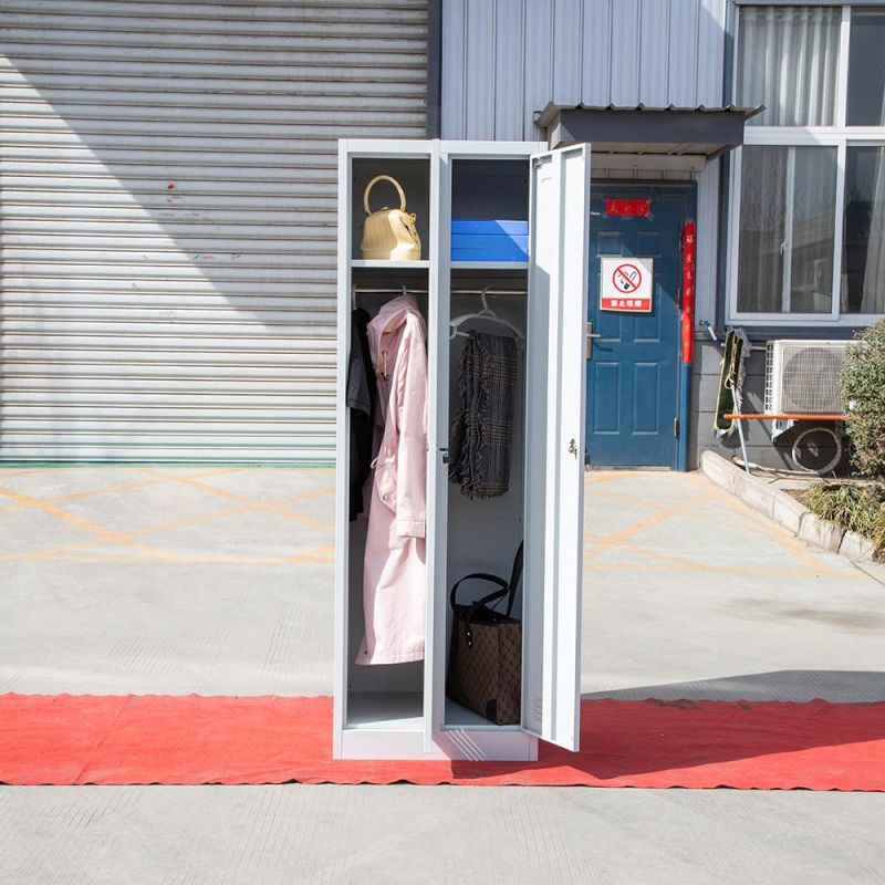 Lockers Cabinet Metal Lockers 2 Door Storage Staff Worker Locker Steel Locker