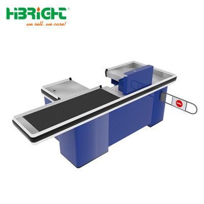 Modern Design Supermarket Counter Cashier Table for Sale