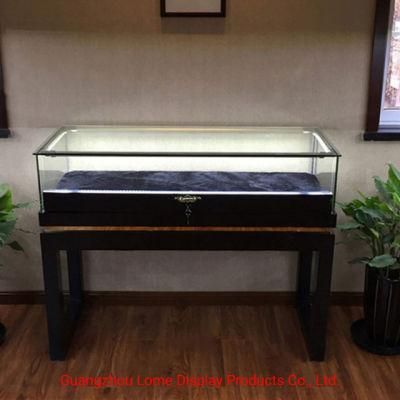 Showcase Exhibition Counter Interior Design Metal Glass Perfume Shop Jewelry Display Case