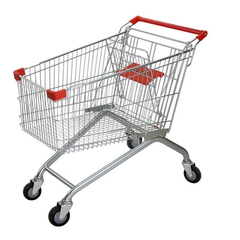 Japanese Styles Supermarket Shopping Trolley Cart Wholesale