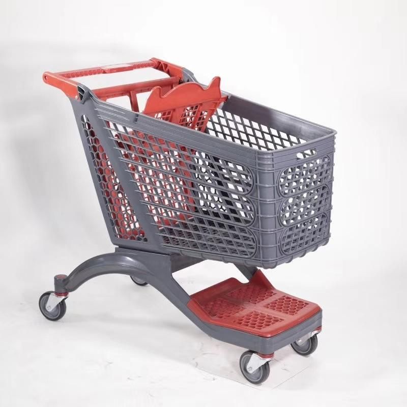 Plastic Shopping Trolley with New Material From China Factory