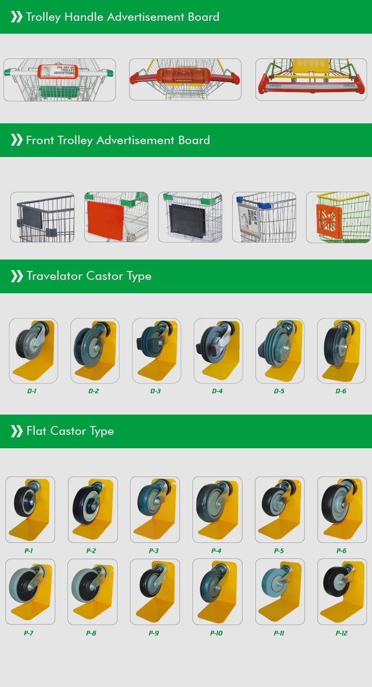 High Quality Supermarket Shopping Trolley Shopping Carts