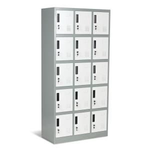 Factory Direct Sale Cold-Roll Steel 15 Door Metal Locker