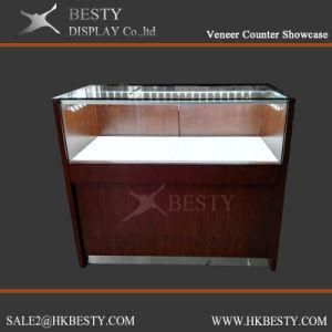 Customized Veneer Display Counter Showcase for Jewelry Store