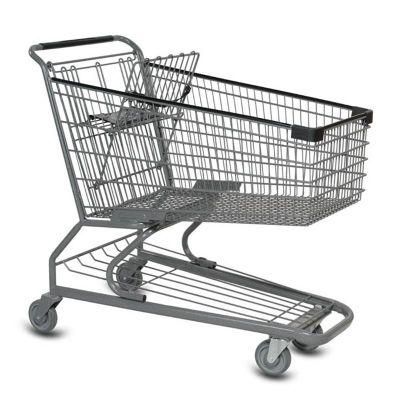180L Shopping Trolley Metal Shopping Cart