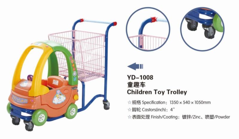 Hot Sales Supermarket Cart Grocery Retail Store Child Cart Trolley