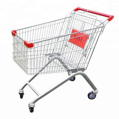 China Wholesale Cart Metal Supermarket Shopping Trolley Cart