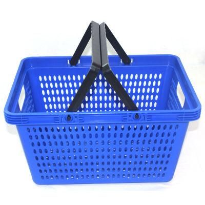 Supermarket New Plastic Shopping Basket