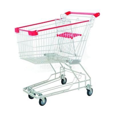 Supermarket Australian Style Metal Shopping Cart Trolley