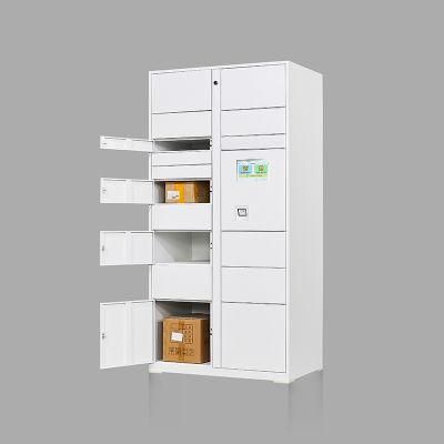 Delivery Intelligent Controller Smart Parcel Locker Outdoor for Courier and Receiver Office Building Use