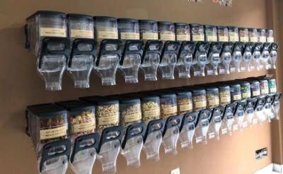 Supermarket Storage Acrylic Dry Gravity Bulk Food Dispenser