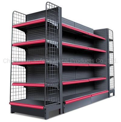 Supermarket Shelves Store Fixture Display Double Side Supermarket Racks Shelves