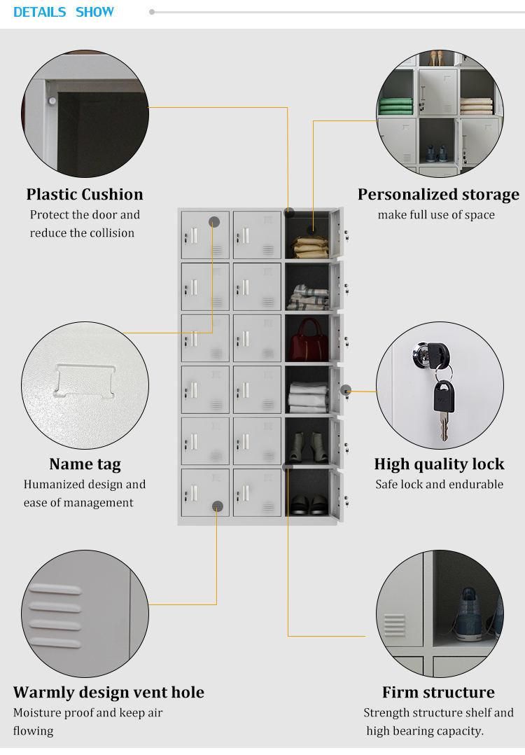 Metal Staff Work Clothes Box Storage Locker