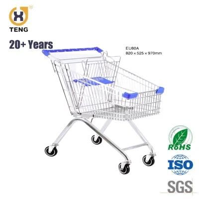 Manufacturer Direct Wholesale European Supermarket Convenient Store Shopping Hand Cart