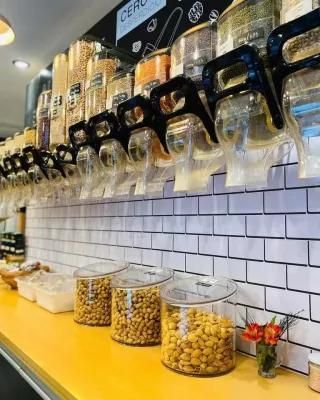 Hot Selling Ecobox Plastic Bulk Candy Nut Gravity Dispenser Food Dispenser Cereal Dispenser for Zero Waste Shop