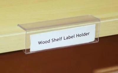Price Display Supermarket PVC Shelf Label Holder