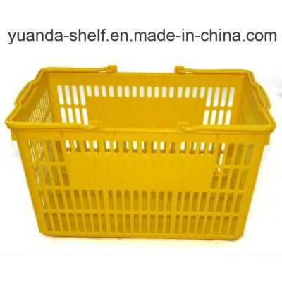Supermarket Store Plastic Made Shopping Basket for Sale