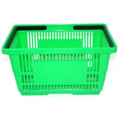 Wholesale Plastic Retail Store Supermarket Shopping Baskets with Handle
