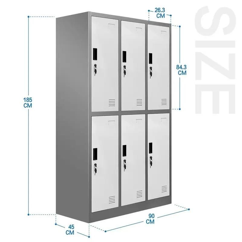 Stoarge Cabinet Metal Locker Metal 6 Door 9 Door Locker