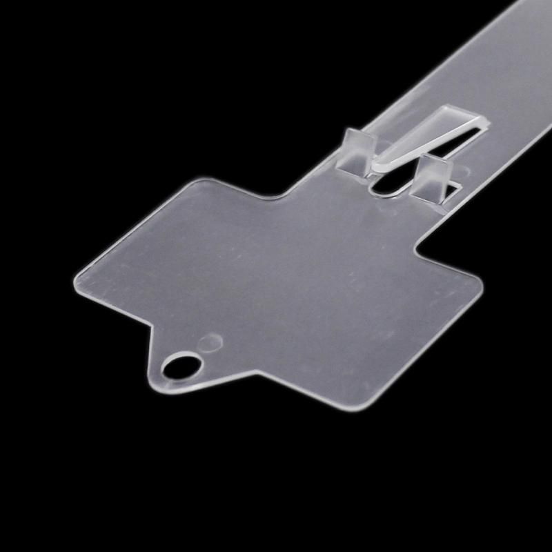 Factory Price Supermarket Clear Plastic Shelf Display Clip Strip