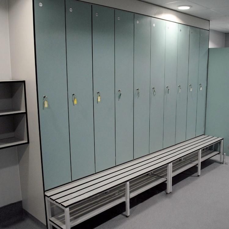 3 Tiers Compact Laminate Staff Lockers for Hotel