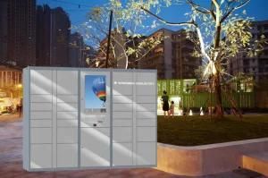 Intelligent Logistic Parcel Delivery Locker with Safety Locks and Smart Parcel System Software