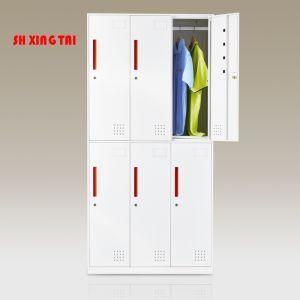 6 Compartments Steel Wardrobe