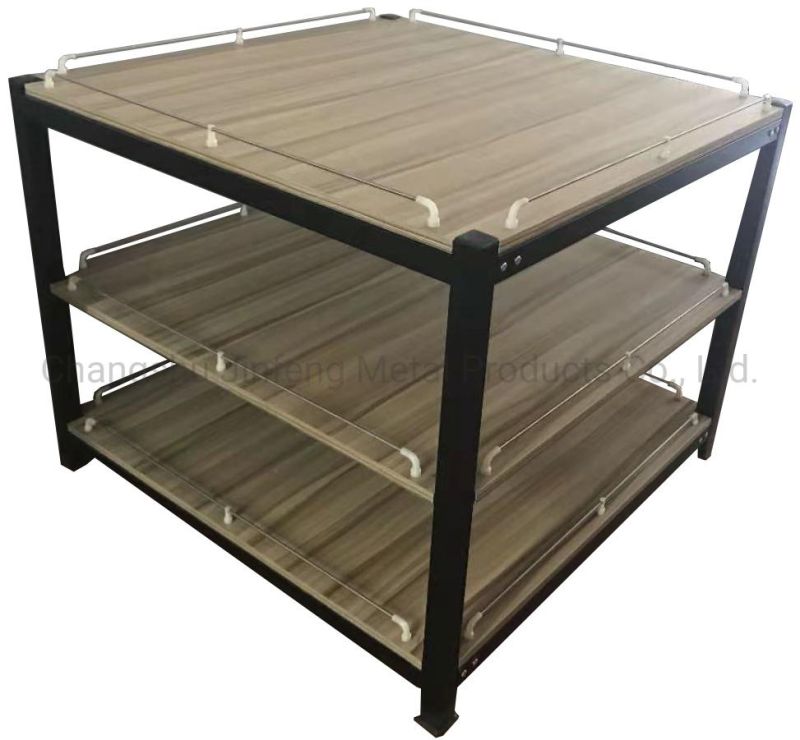 Supermarket and Store Display Stand Promotion Booth Table Multilayer Solid Board Display