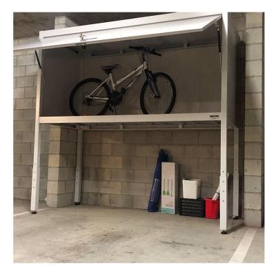 Metal Storage Shed Outdoor Storage Cabinet Sheds for Bicycle with Racks