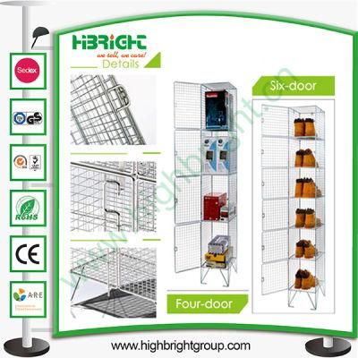 Zinc Galvanized Storage Metal Mesh Locker