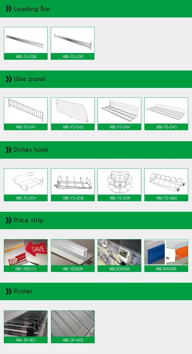 Asian Style High Load Capacity Shelf for Supermarket