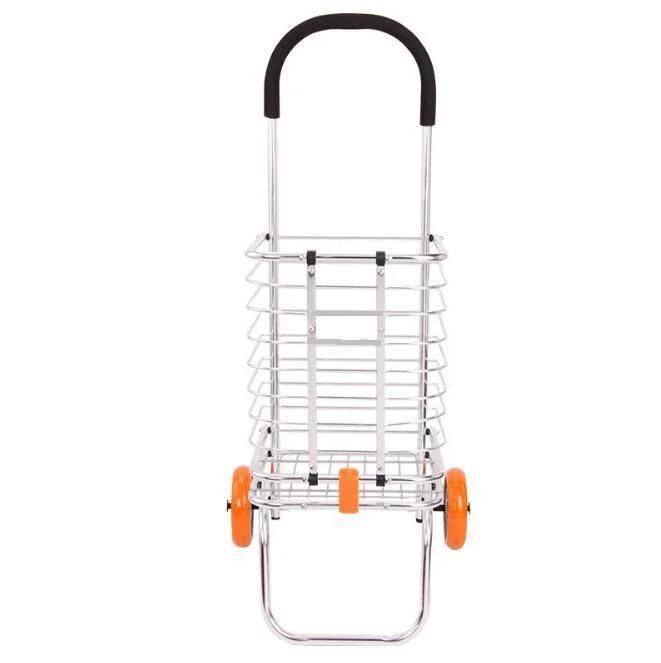 China Manufacturer Aluminum Foldable Shopping Vegetable Trolley Hand Cart