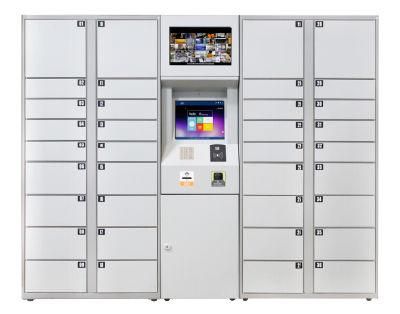 Password Cold Rolled Steel DC Plywood Case CE, ISO Parcel Locker