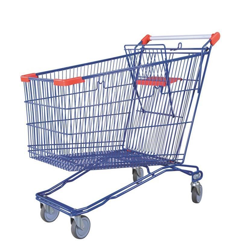 Best Manufacturer Metal Supermarket Shopping Trolley for Sale