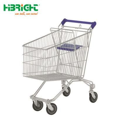 Cheap Price Metal Grocery Cart Supermarket Shopping Trolley for Sale