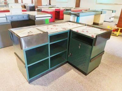 Eco-Friendly Checkout Counters Supermarket Checkstand