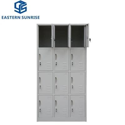 Steel Home Furniture 12 Door Clothes Wardrobe Storage Locker