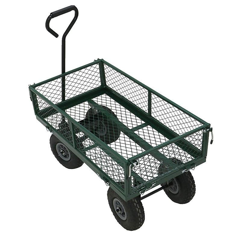 Heavy Duty Yard Cart Folding Hand Trolley Utility Garden Cart