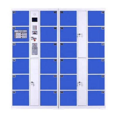 Modern Steel Luggage Parcel Locker Steel Structure Staff Locker