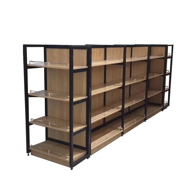 Shopping Mall Steel Display Rack Supermarket Shelf Customized Gondola