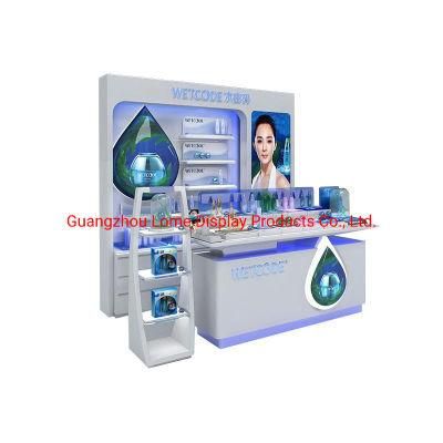Beauty Shop Display Stand Customize Mall Cosmetic Display Stand Counter