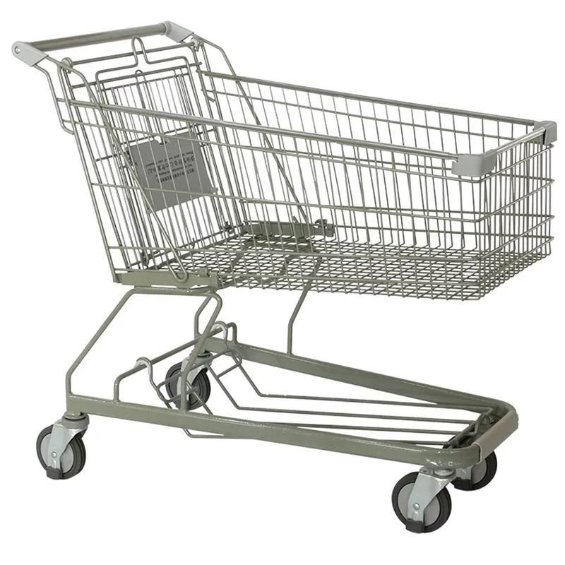 180L Shopping Trolley Shopping Cart Supermarket Mall Cart