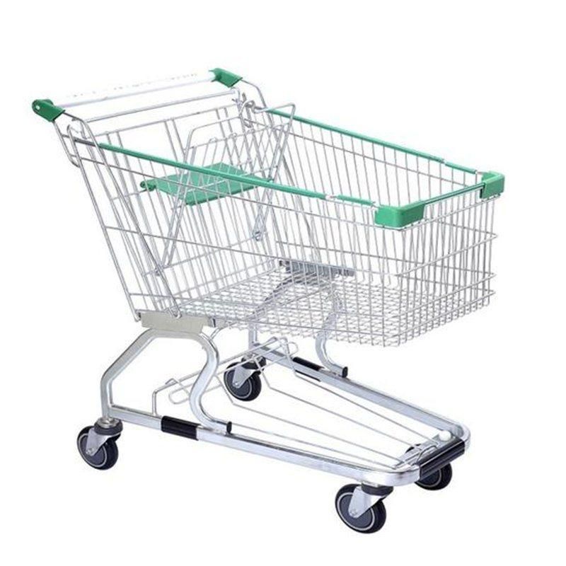 Wholesale High Quality 60L-240L Trolley Cart Supermarket Shopping Trolley