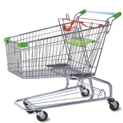 Used Basket Cart Supermarket Shopping Trolley