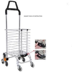 Home Shopping Cart Portable Shopping Cart/Stainless Steel Shopping Trolley Cart