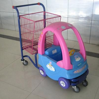 Kids Supermarket Shopping Toy Trolley Hand Trolley for Children