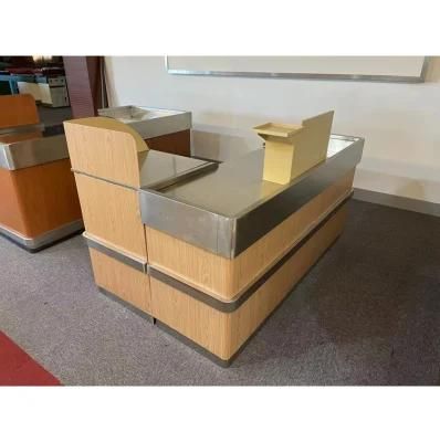 Good Price New Design New Design Retail Sales Cashier Desk Supermarket Checkpoint