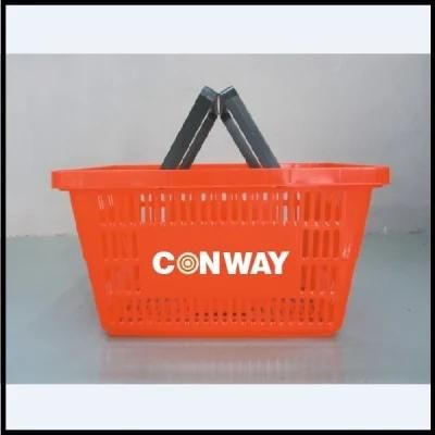 Plastic Colorful Shopping Basket with Handle